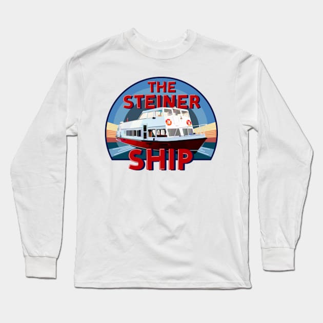 The Steiner Ship Long Sleeve T-Shirt by Worldengine